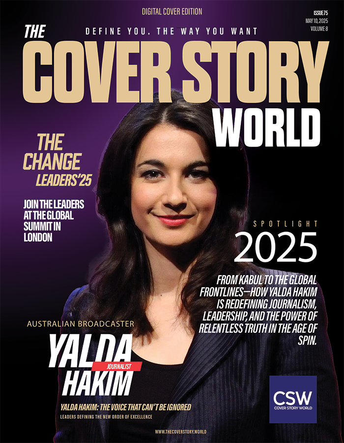 Yalda Hakim on the cover