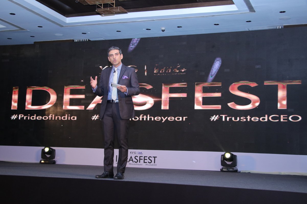 Speaker delivering address at The Cover Story World Magazine business summit