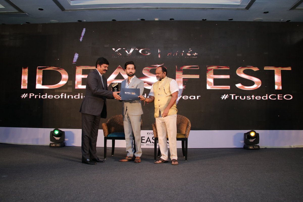 Speaker on stage at The Cover Story World Magazine business forum